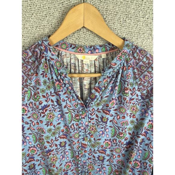 Boden Blouse Floral Fairy Women’s 12 Button Up Boho Cottagecore Maximalism - Picture 13 of 14